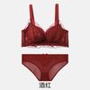Red underwear, underwear, bra set, female wedding bride's natal year, small breasts gather, new bras for the Year of the Horse