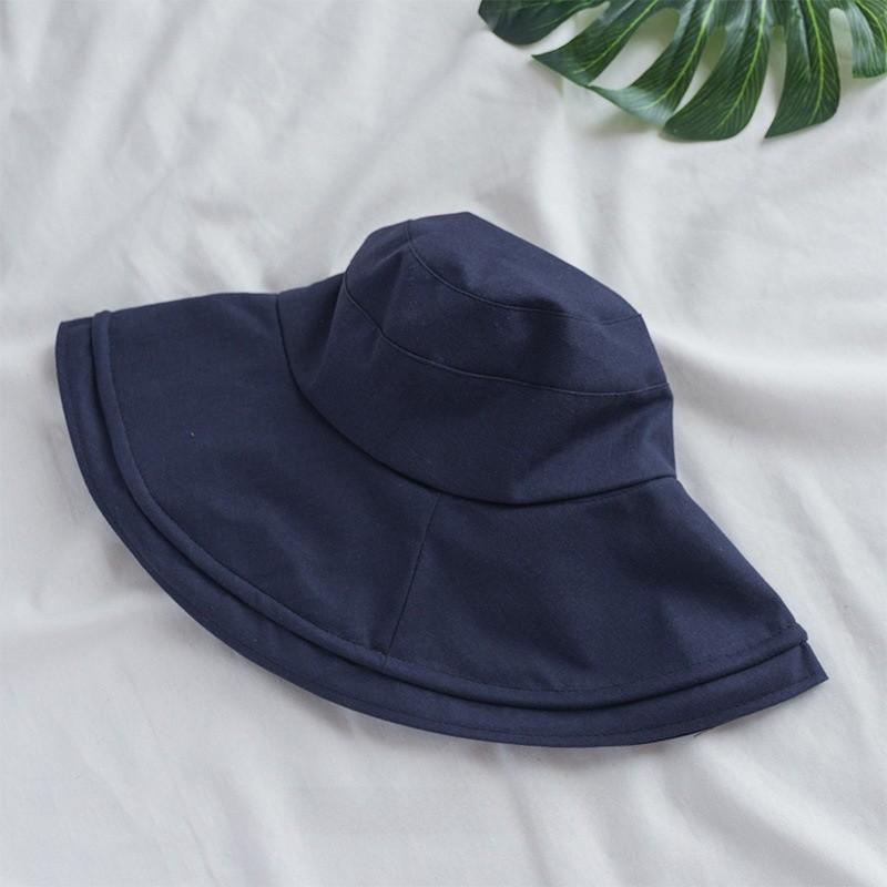 Foldable Casual Sun Hat For Women With Large Brim And Breathable Material For Travel And Outdoor