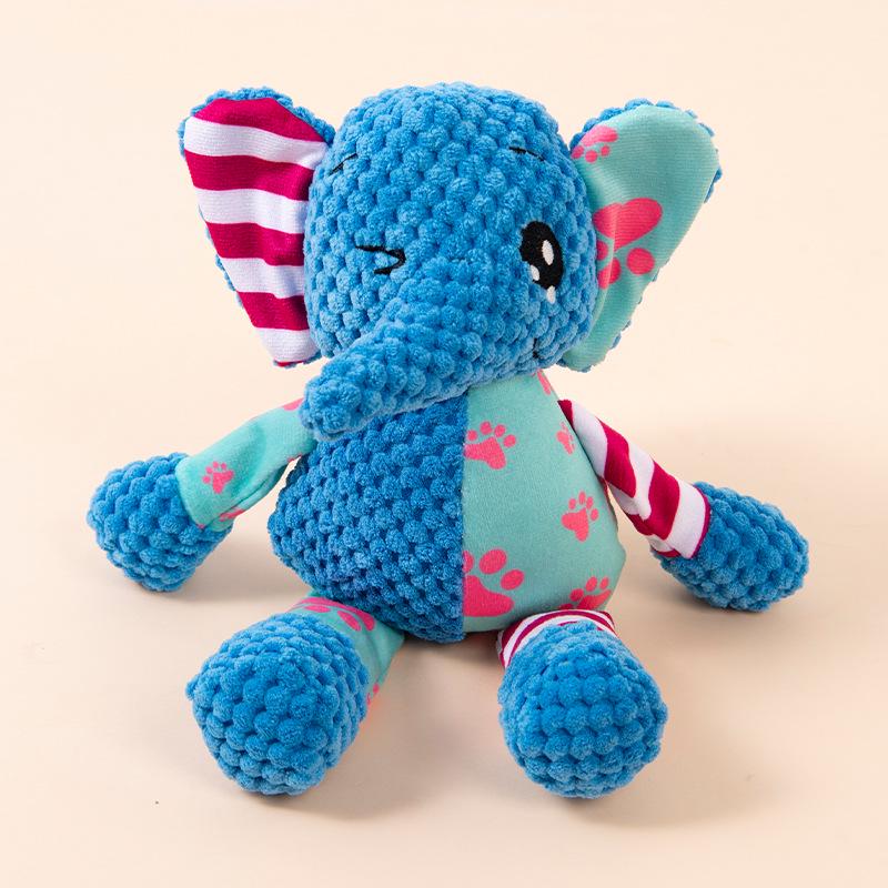 Plush Puppy Toy - Fox & Elephant Sounding for Small Dogs