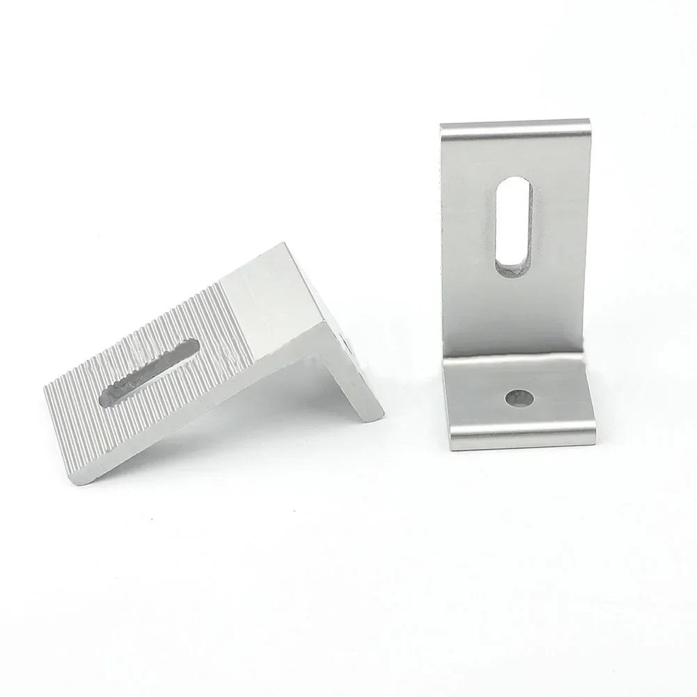 90 Degree Solar Panel Mounting L Bracket  For RV Boat Off Grid Roof Aluminum Bracket Solar System Installation Accessories