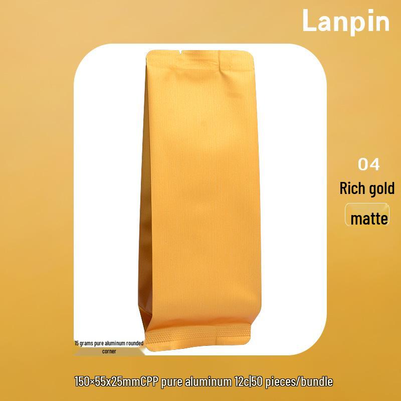 Premium Aluminum Foil Tea Bag for Yancha, Black Tea, Green Tea, Cinnamon, Da Hong Pao