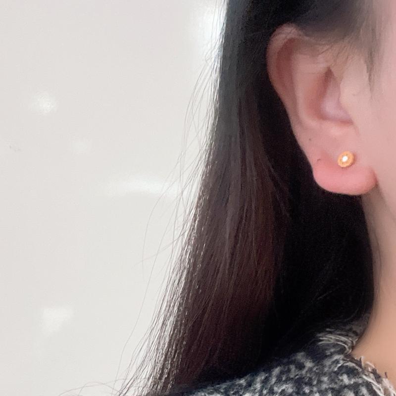 3Pair Mini Twisted Croissant Stud Earring Simulated Bread Earrings For Women Minimalist Food Fine Jewelry Bead Accessories