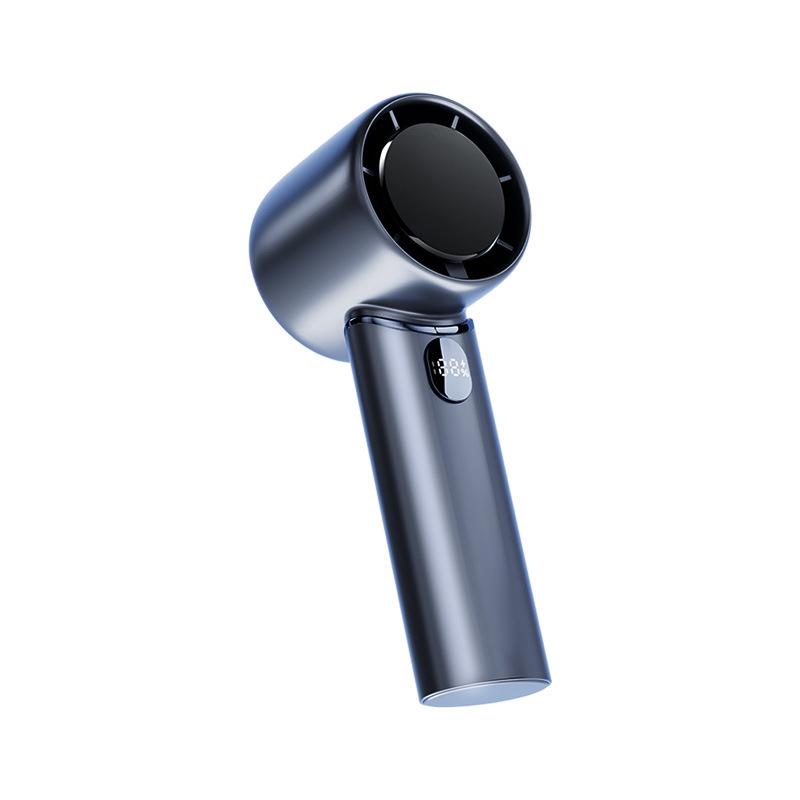 USB Portable Handheld Fan: Mini Size, Long Battery Life, 120-Speed Display, High-Speed Outdoor Use.