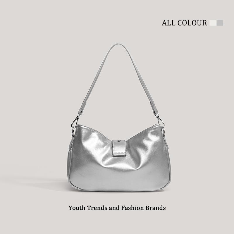 American Sweet and Cool Spice Girl Style Armpit Bag 2025 New Fashion Retro Handbag Versatile Commuter Shoulder Messenger Bag