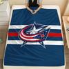 New York Rangers4 Flannel Blanket, High Quality Comfortable for All Seasons, Home Decor, Warmth and Comfort