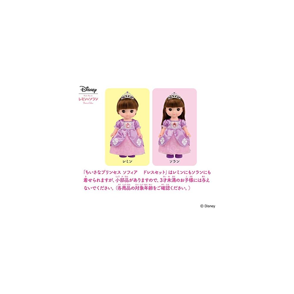 Remin & Solan Little Princess Sofia Dress Set with Accessories for Kids