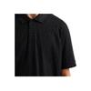 Armani Exchange SS25 Letter Jacquard Button Short Sleeve Polo Shirt Men Polo Shirts Black XM000477-AF10337-FC013