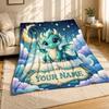 Baby Dragon Name Coral Fleece Blanket