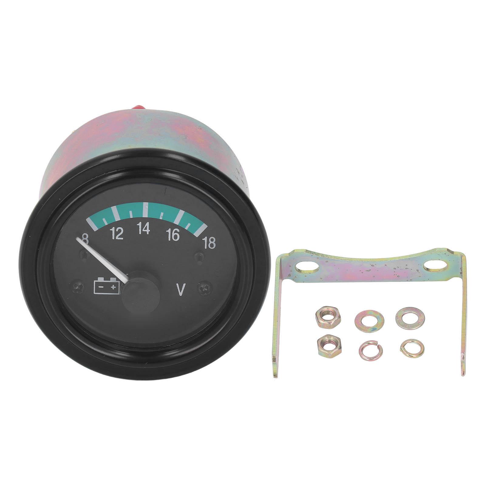 

12V Car Voltage Meter Gauge Copper Universal Motor Voltmeter Diesel Generator Accessory for