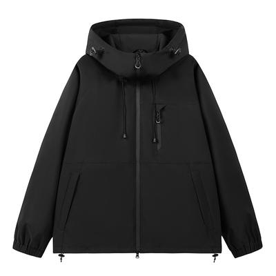 Mountain Jacket Windproof and Warm Couple's Clothing Spring and Autumn Outdoor Jacket Hooded Mountaineering Jacket