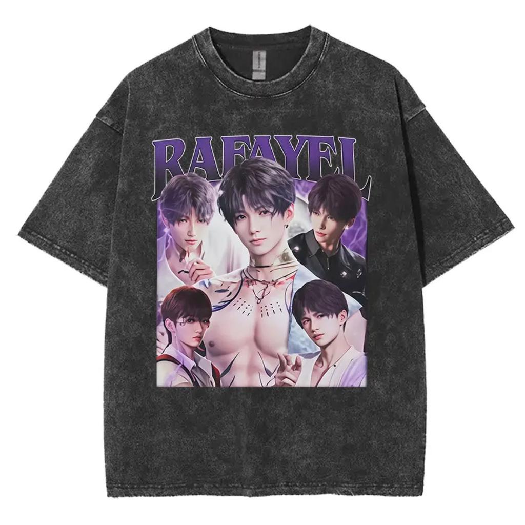 Hot Sale Funny Girl Dinner Caleb Game Graphic Print T-Shirt Men Women Casual Oversized Cotton Streetwear Y2K Harajuku Vintage Washed Summer New Tee