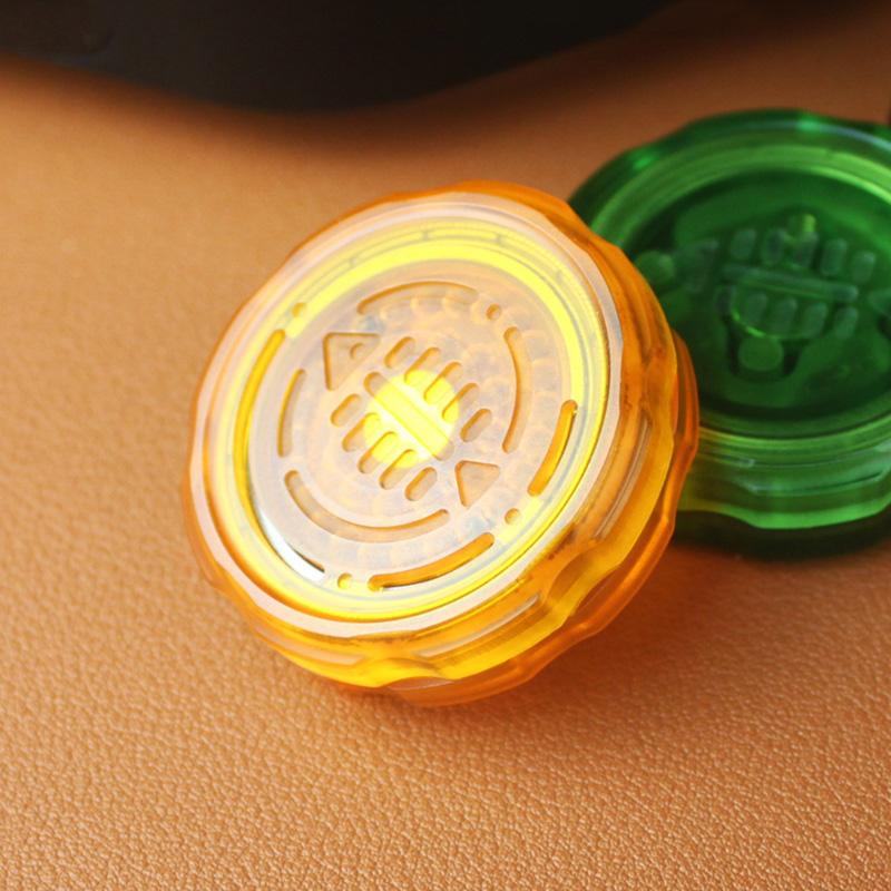 Novel Fishbone E Mechanical Magnetic Haptic Coin Fidget Toys Fun Stress Relief Toy Relieves Anxiety and Relaxes Fidget Spinner