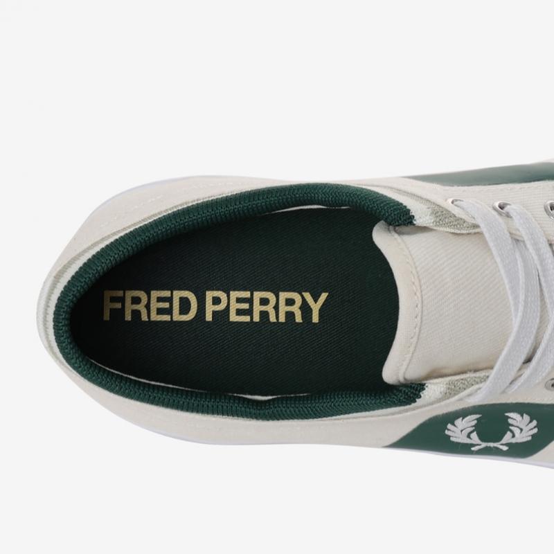 Fred Perry Unisex Twill Sneakers Underspin Tipped Cuff Sfpu2317106 254