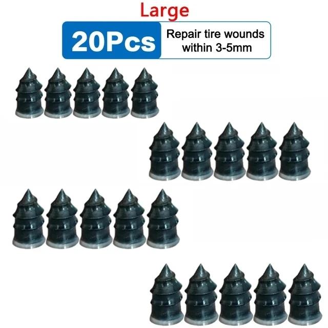Car Motorcycle Vacuum Tyre Repair Nails Truck Scooter Bike Tire Puncture Repair Tubeless Tools Rubber Metal Accessories