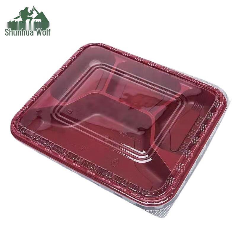 Disposable Four-Compartment Meal Prep Container
