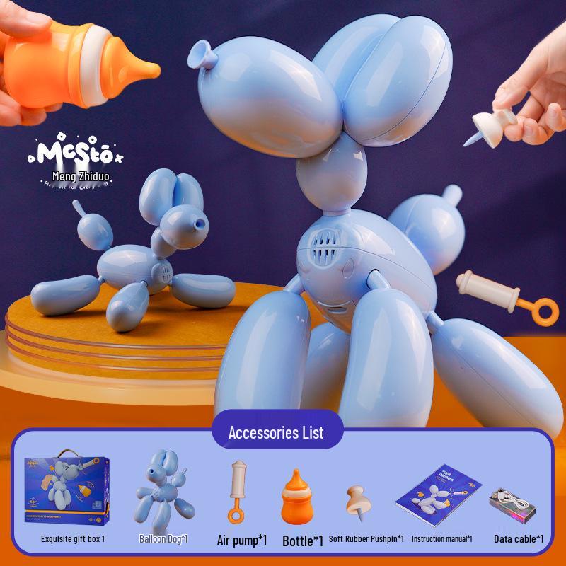 Interactive Electronic Balloon Rabbit Toy - Educational Pet Gift for Kids