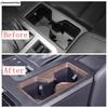 Central Console Front Water Cup Holder Panel Decoration Cover Trim Accessories For Toyota Land Cruiser 250 Prado LC250 2024 2025