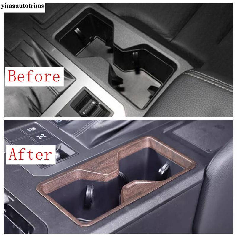 Central Console Front Water Cup Holder Panel Decoration Cover Trim Accessories For Toyota Land Cruiser 250 Prado LC250 2024 2025