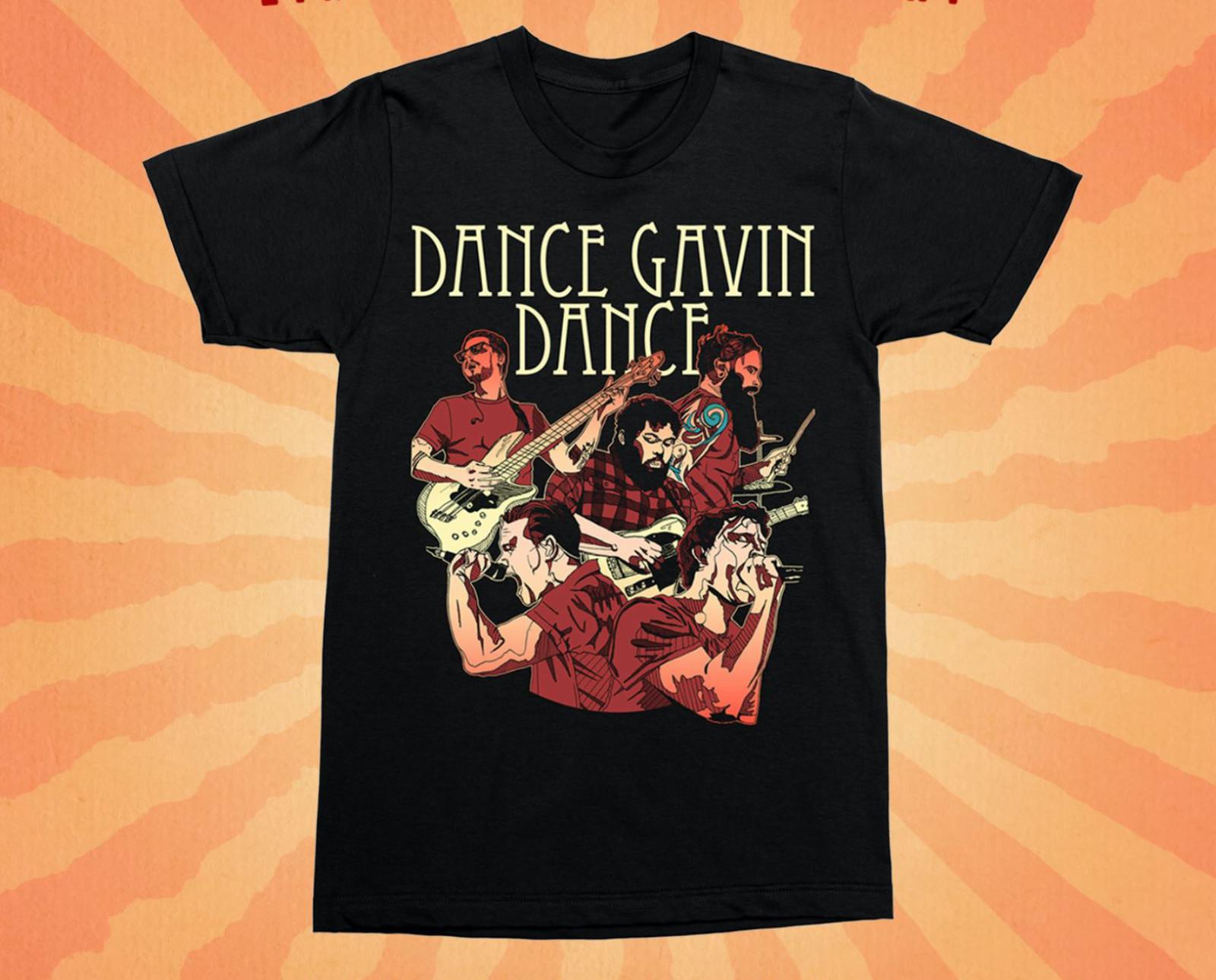 Vintage Dance Gavin Dance Tour T-Shirt Tour Concert Size S-5XL IM0643 S разноцветный