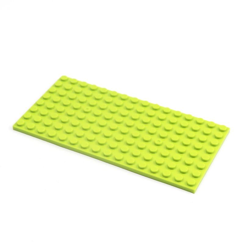 10PCS 8x16 Dots Double Sided Building Blocks BasePlate Small Particles Thin Plate Bricks DIY Creative 92348 Educational Toys