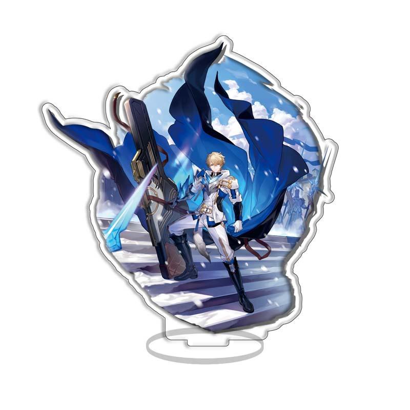 Mezzanine, Milk Tea Acrylic Standing Card, Ornament Game Merchandise 15Cm Desktop Decoration