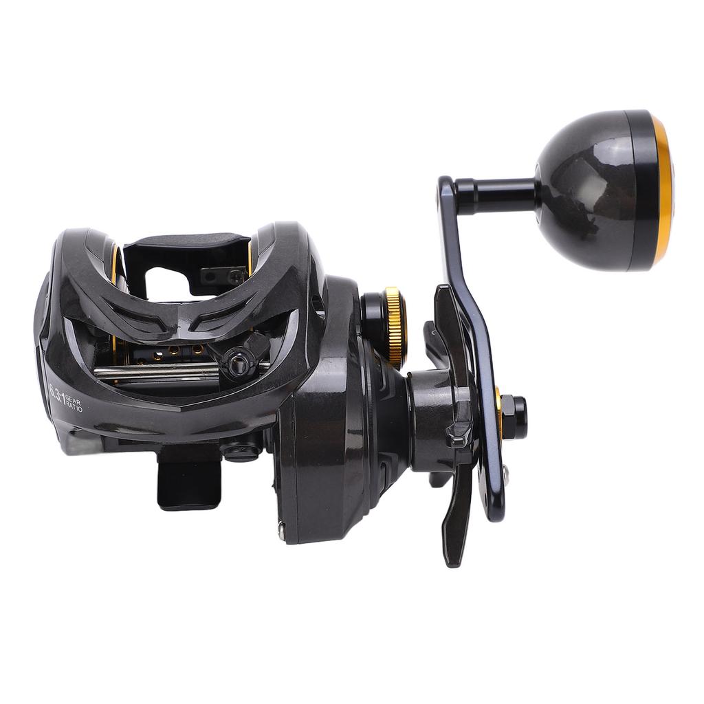 BW300 Baitcastingový naviják 16 kg Velká brzdná síla Systém magnetické brzdy z uhlíkových vláken Rybářský naviják BW300 Levá ruka
