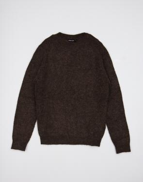 Icaruk Men S Alpaca Blend Brown Wool Knit Anit103 Note/2Xl(110)
