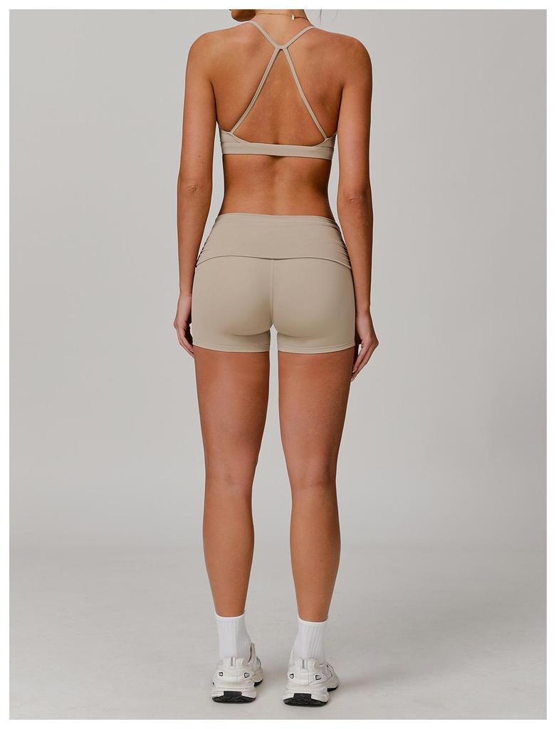 Cloud-Feel High-Waisted Yoga Shorts - Tummy Control & Hip Lift