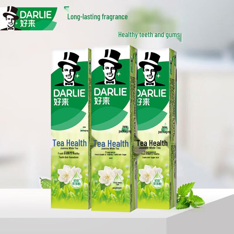 DARLIE Fresh Breath & Gum Health Toothpaste with Fluoride, Jasmine White Tea