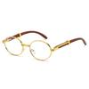 New European and American glasses, sunglasses, UV protection, oval metal frame fashion sunglasses, women's high-end big brands