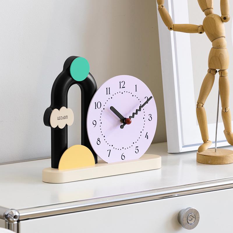Wozoom House Creative Deco Table Ornament - Living Room & Entryway Clock