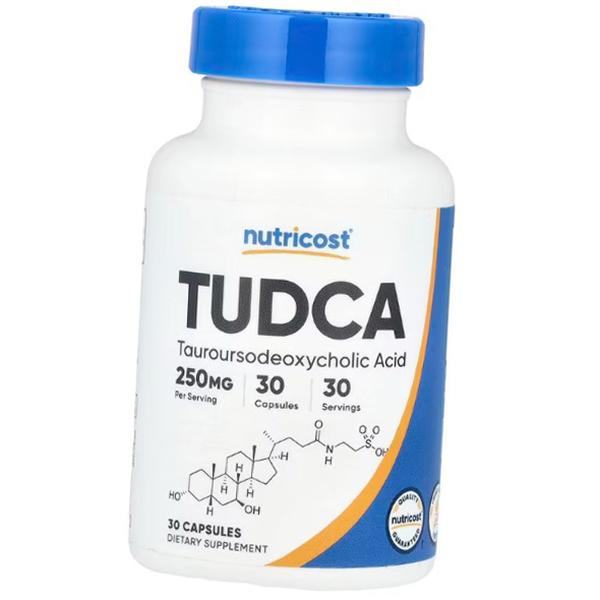 

Тауроурсодезоксихолевая кислота, TUDCA 250, Nutricost (72647013) 30caps