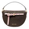 MK Emilia Monogram Heart Logo Print Canvas Crossbody Shoulder Bag Medium Women Handbags Brown Pink 35S1GU5C6B-POWDER-BLUSH