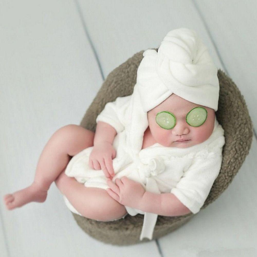 Photography Props Newborn Baby Bathrobes Slippers Photo Props Photo Shoot Accessories