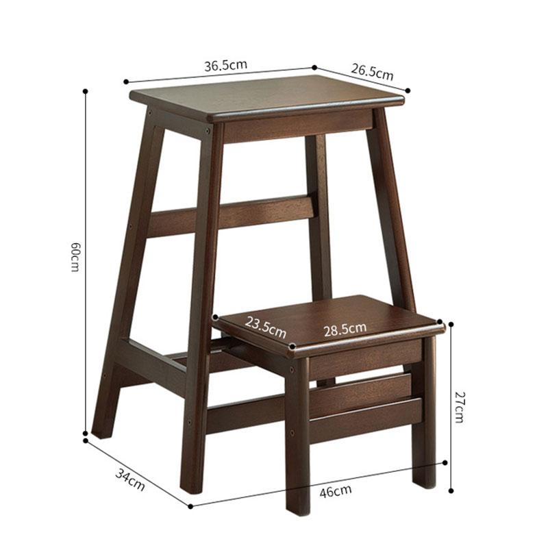 Solid Wood Step Stools Furniture Home Simple Easy Store Luxury Chair Hallway Ottoman Multifunctional Footrest Folding Stool