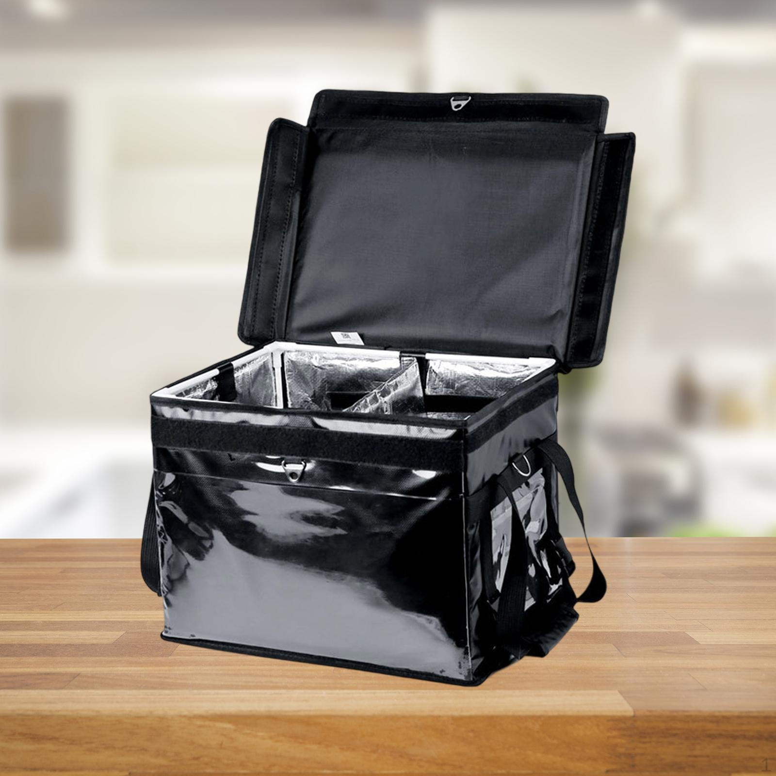 Insulated Delivery Backpack Box Thickened Sturdy with Pockets Pizza Food