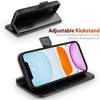 Coque rabat effet cuir noir pour iphone 13 mini (5.4'') proshop