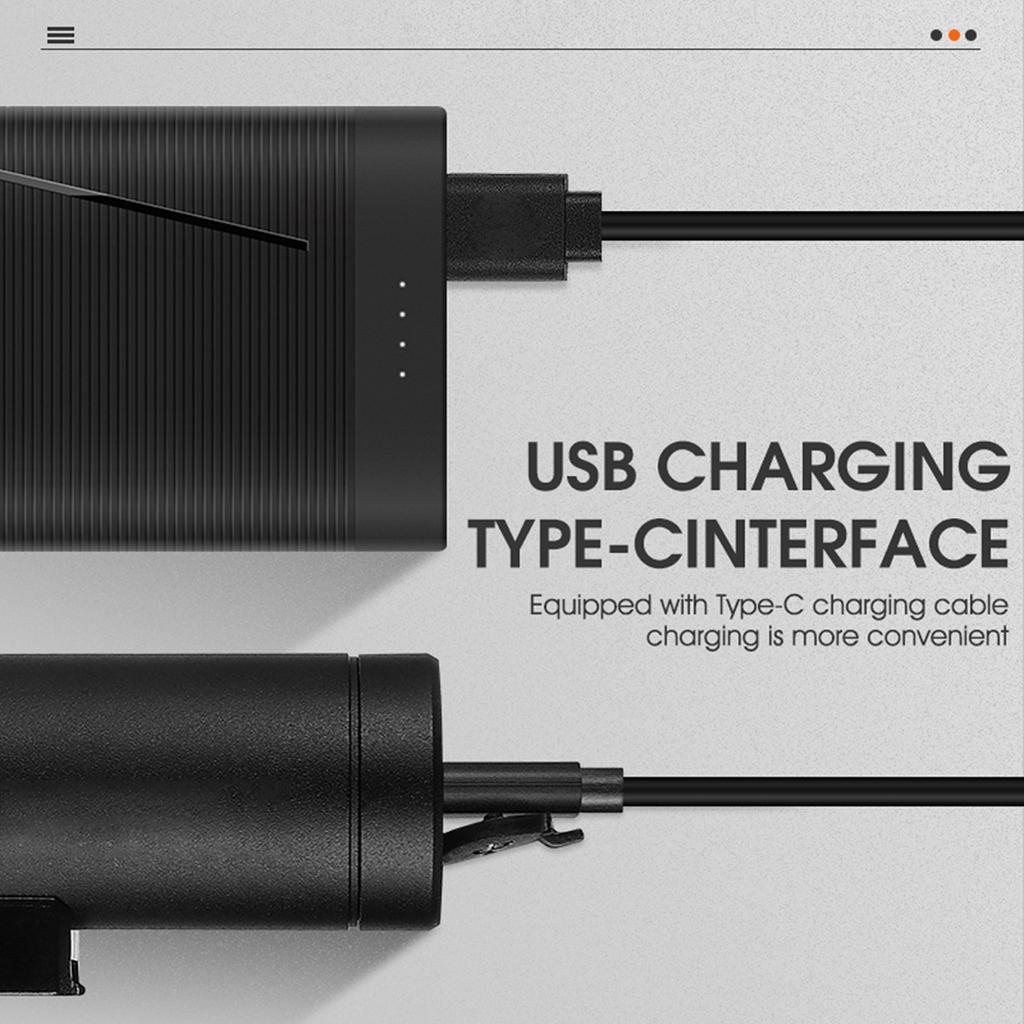 Aluminum Alloy Bright   Light 500   USB Rechargeable Bike Light Waterproof Road Bike Light Cycle   Lamp