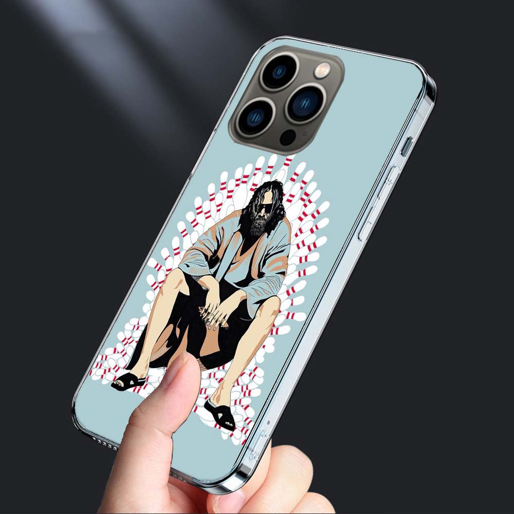 The Big Lebowski Phone Case For Iphone 16E 15 Pro 14 Plus 17E 16 17 Pro Max Air 11 12 13 Mini Shockproof Capa Cute Cover TPU