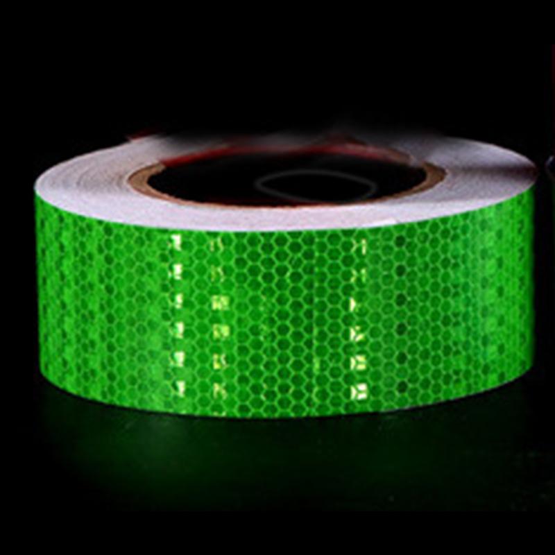 1 Roll Shining Reflective Safety Warning Tape Self Adhesive Twill Printing Reflective Tape For Car