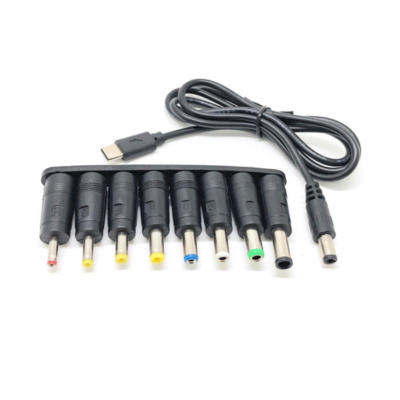 TypeC DC5V To 12V 9V Power- Cable TypeC To DC-Jack Adapter Wire Usb Boost Line For Router 2.1x5.5mm 8 DC- Adapters Cord
