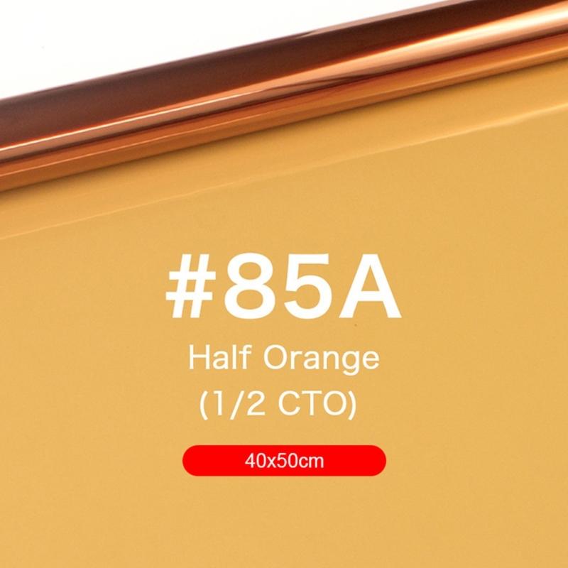 Professionele 40x50cm 15.75x19.69in Kleurfilter van Papiergel voor Podiumverlichting Redhead Lichtfilterpapier Kleurrijk