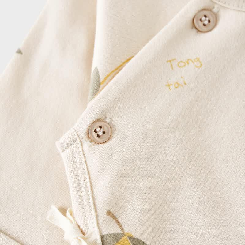 TONGTAI Newborn Pure Cotton Kimono-Style Top