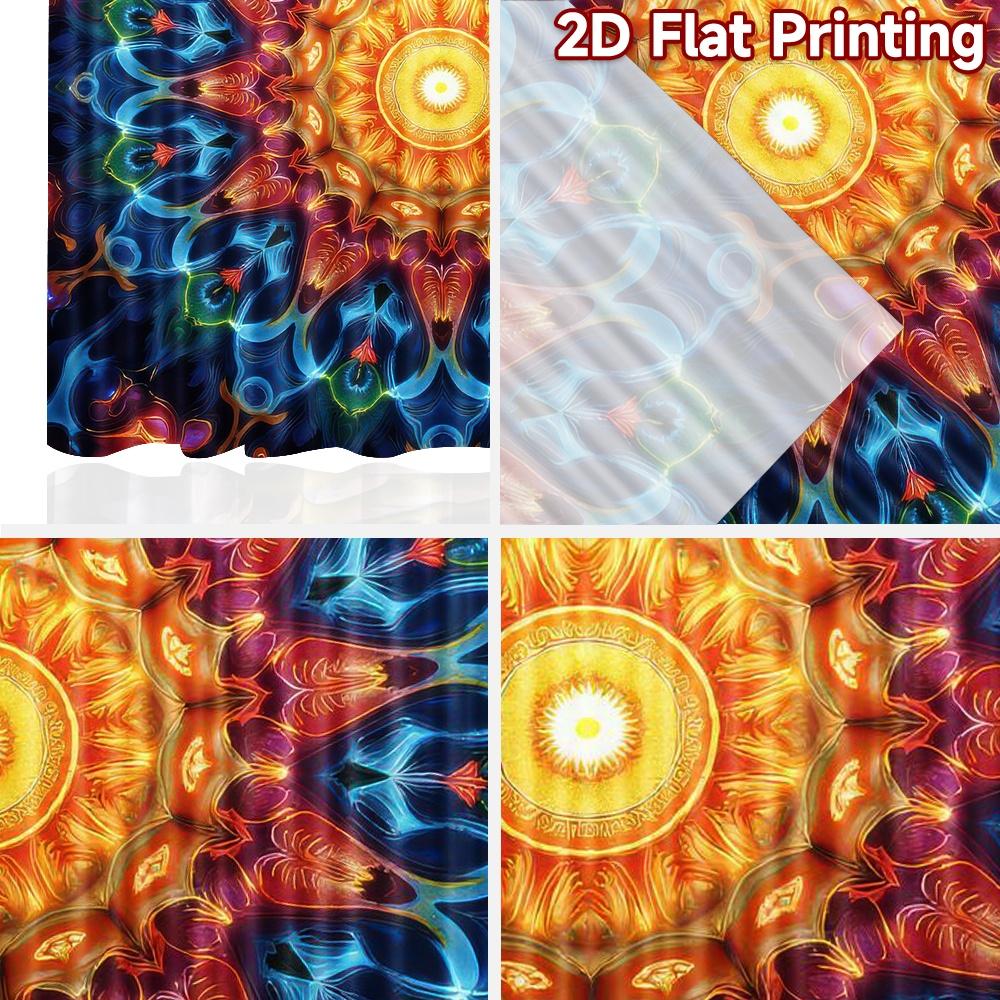 2D Flat Photography Backdrop Popular Photography Backdrop Colorful Floral 100% Polyester Festive Holiday for The Perfect