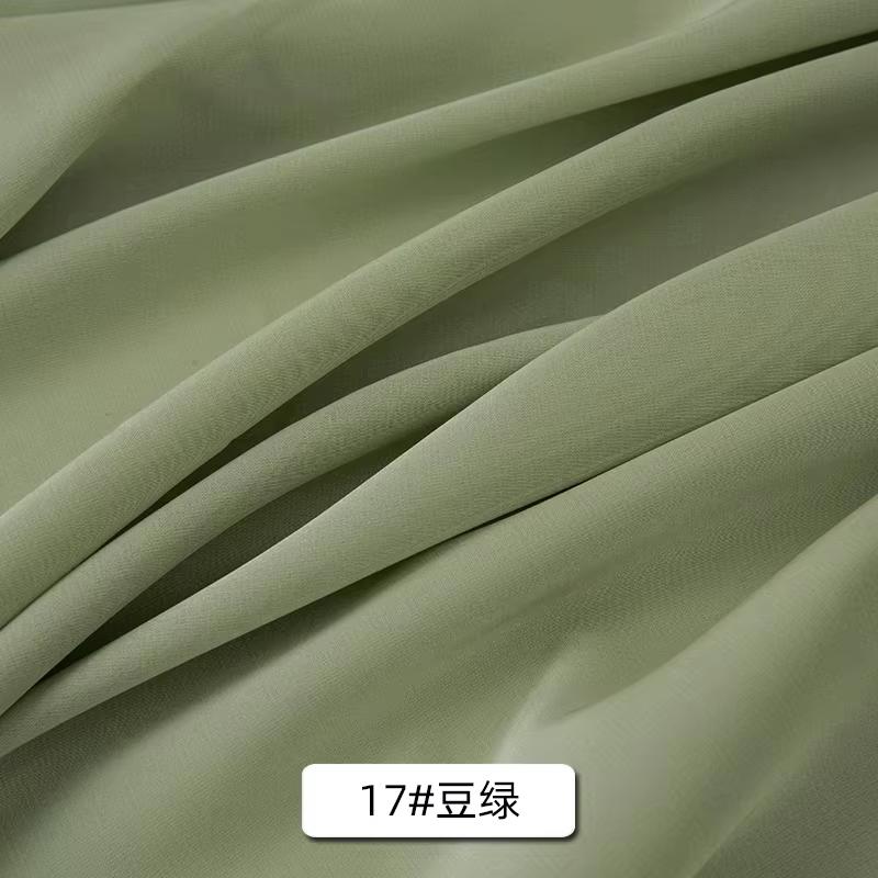 0.5m/1m/2m Soft Opaque Satin Chiffon Fabric For Home Wear, Clothing Skirts, Shirt linings,Pajamas, Handmade DIY Clothing Fabric