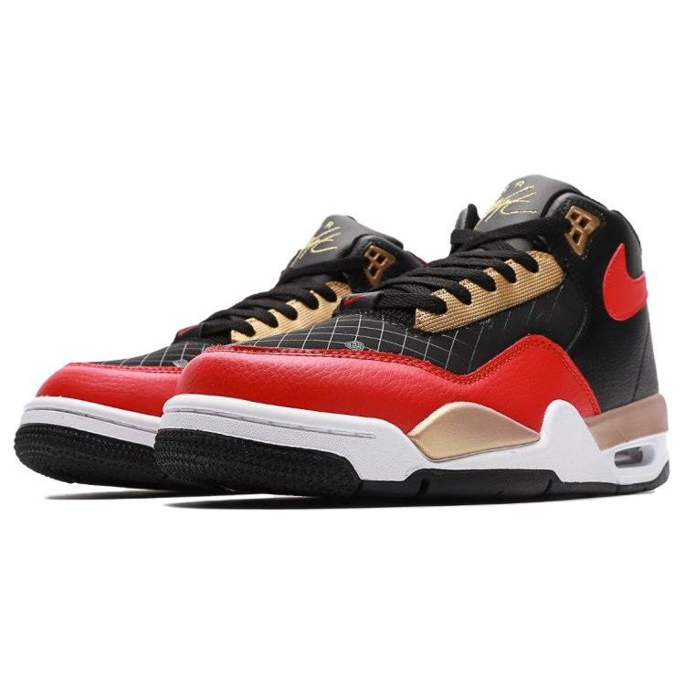 Nike Flight Legacy Chinese New Year Men Sneakers Black Metallic-Element-Gold White DD8493-091