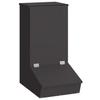 Pig Feeder Black 55 x 38 x 76 cm