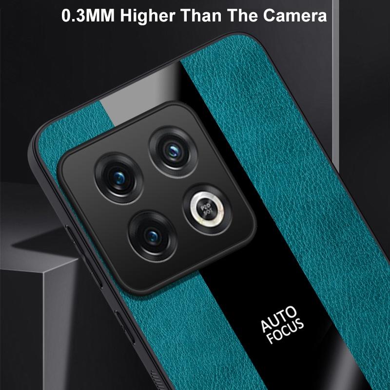 Ring Holder Leather Case For OnePlus 10 Pro 10T 10R 5G Cover Luxury Magnetic Silicone Phone Case For OnePlus Ace Pro Ace Racing