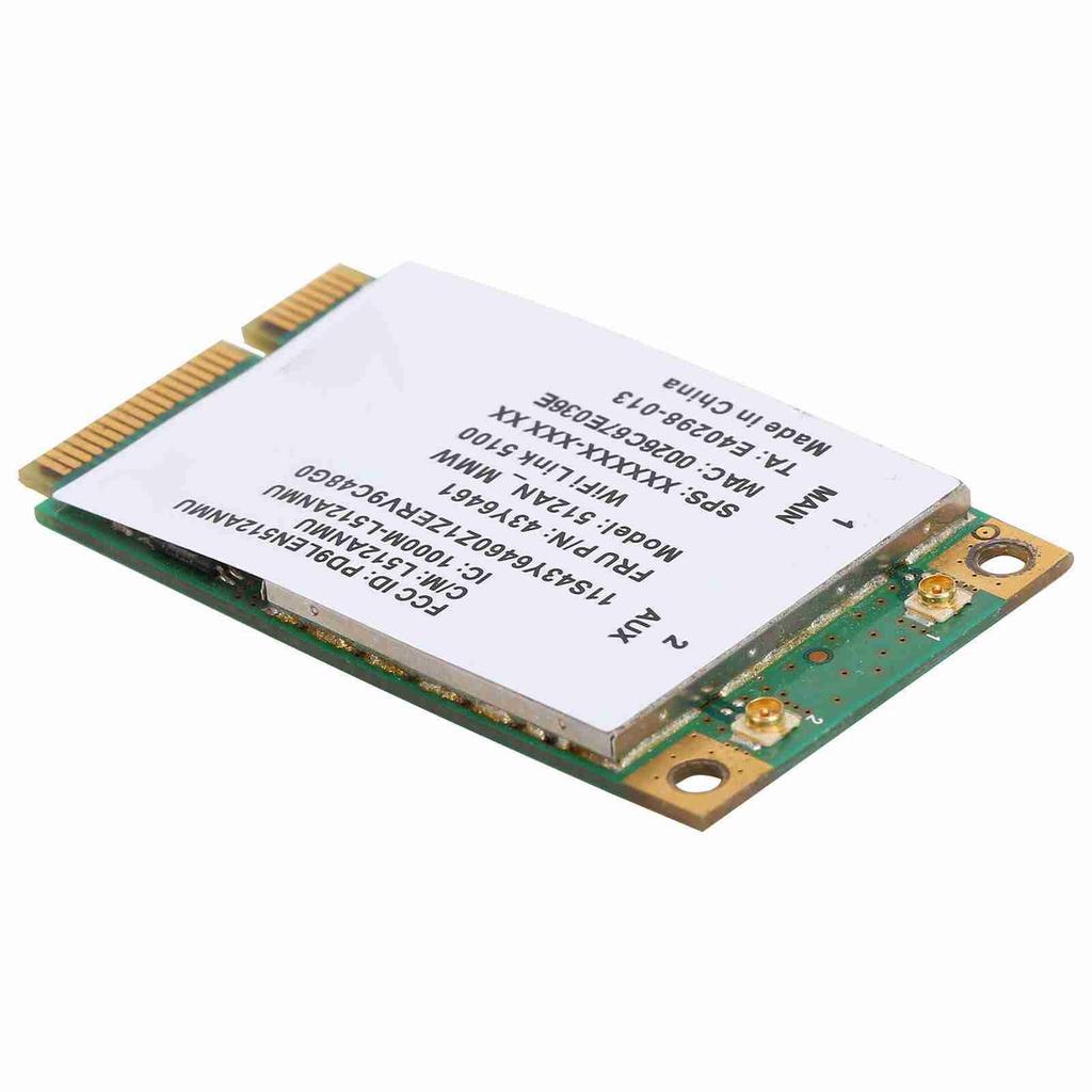 Wireless Network Card 2.4G 5G 300Mbps Mini PCIe Card for Lenovo Y450 Intel 5100 5100AGN 512AN_MMW