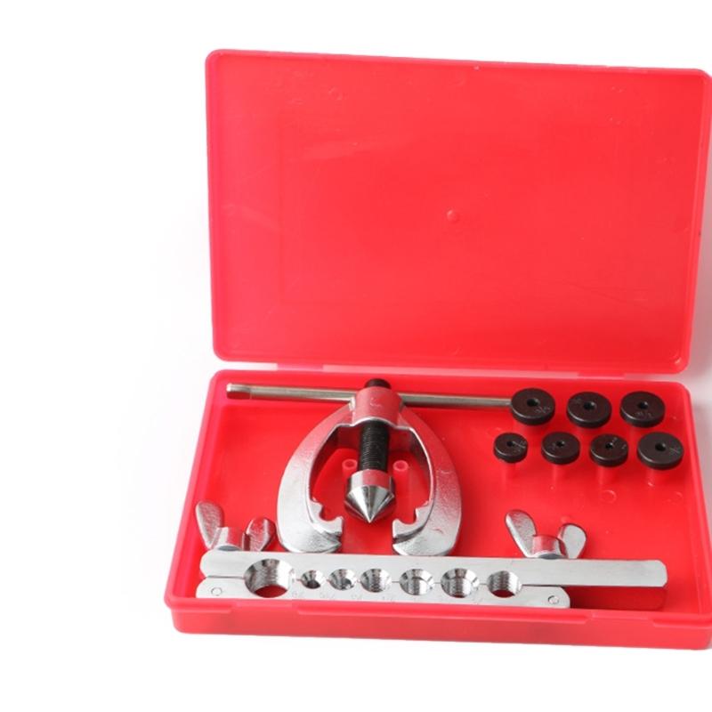 Double Flaring Brake Line Tool Kit Tubing Car Truck Tool with  Pipe Cutter Brake Line Flare Kit Double Flaring Tool